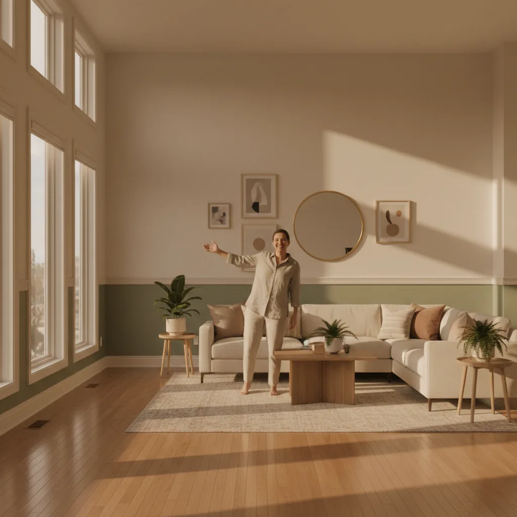 Plan et moodboard de décoration pour démarrer son projet peinture