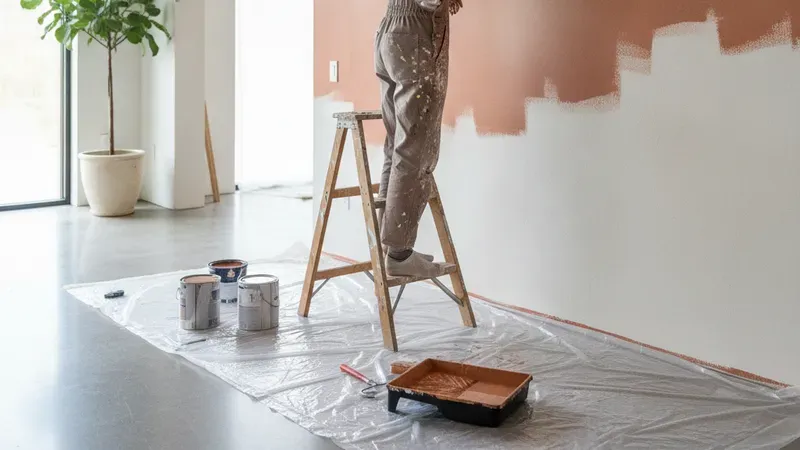 Peinture acrylique mur intérieur : guide complet